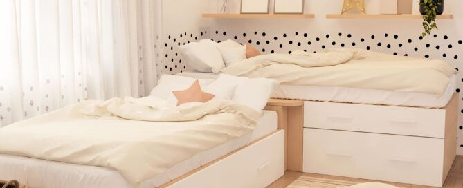 cama nido en esquina infantil