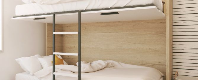 Cama abatible doble