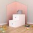 Mueble escalera dos contenedores