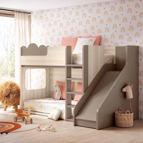 cama con tobogan