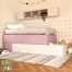 Cama nido con cama y cajones