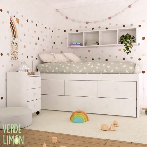 cama compacta nido