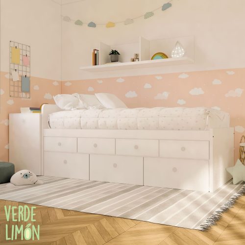 cama nido 7 cajones infantil