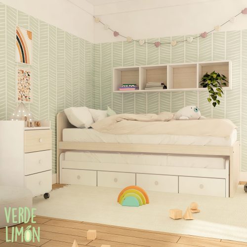 cama compacta 4 cajones