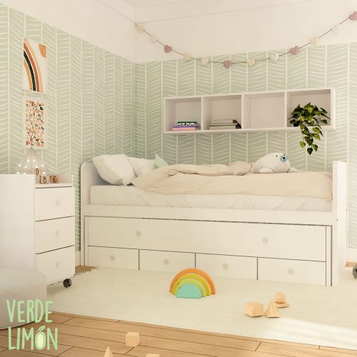cama compacta 4 contenedores