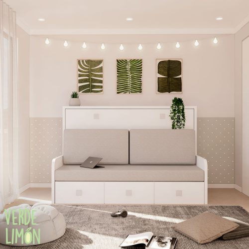 Cama Abatible Horizontal sofa