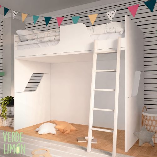 cama litera Diáfana juvenil