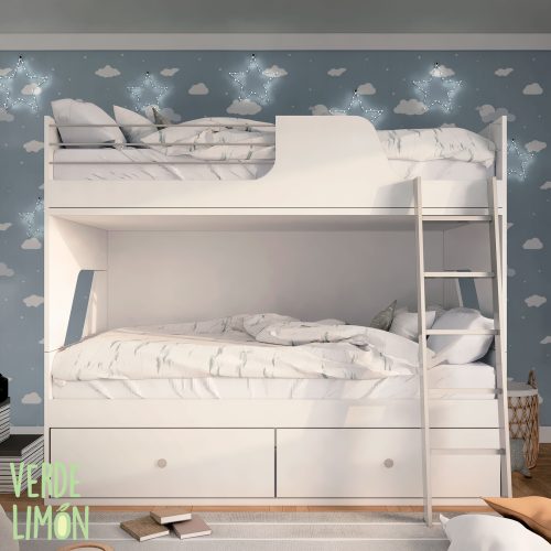 cama litera dos cajones