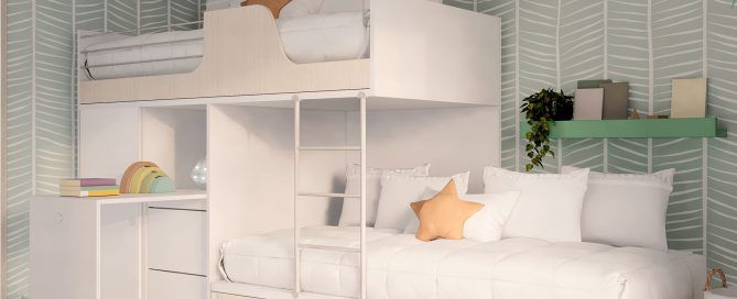 cama tren escritorio