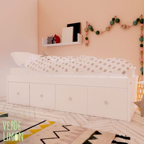 cama nido con contenedores
