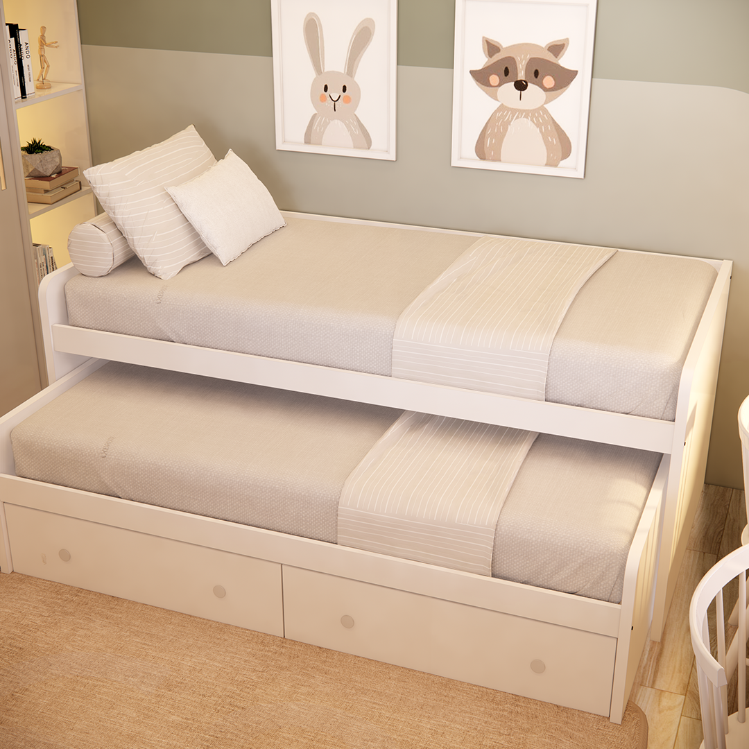 Cama compacta FELIPE con 2 cajones - Imagen 2