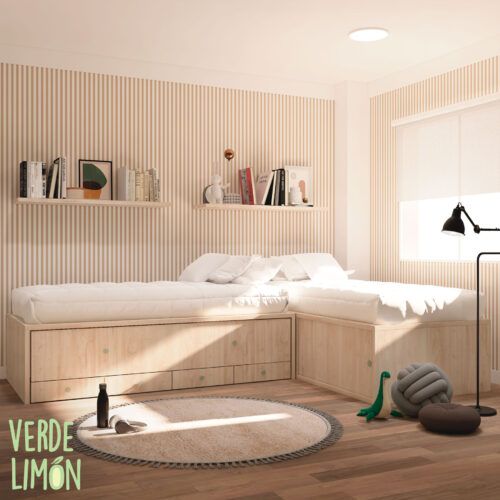 cama para tres