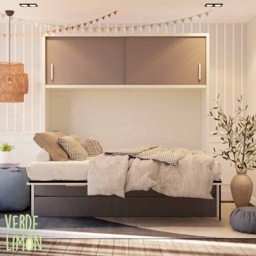 cama abatible con sofa matrimonio