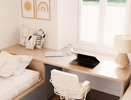 Cómo crear una zona de estudio moderna en el dormitorio infantil o juvenil